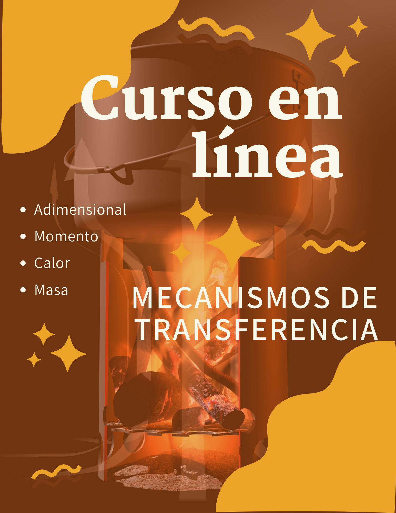 Bienvenida al curso en línea de Mecanismo de Transferencia de Ing. Química.